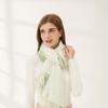 Elegant Celebrity Style Tie-dye Gradient Fringe Scarf Autumn and Winter Shawl Imitation Cashmere Warm Scarf Female