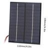 2W 12V Solar Panel Polycrystalline Silicon DIY Outdoor Portable Charger with Clip
