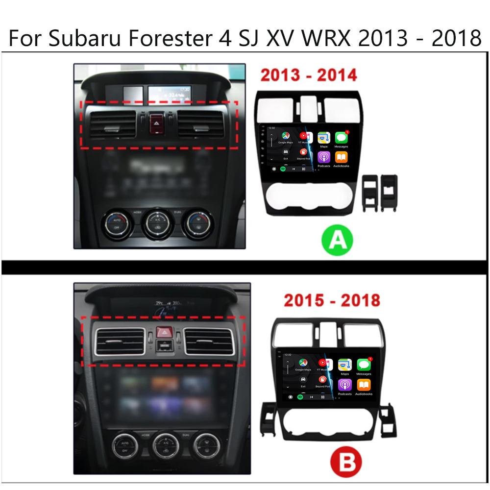 Android 14 Радио для Subaru Forester 4 SJ XV WRX 2012 - 2018 Carplay Стерео GPS Навигация Видео Плеер Автомобильная Мультимедиа 2din Carplay DVD