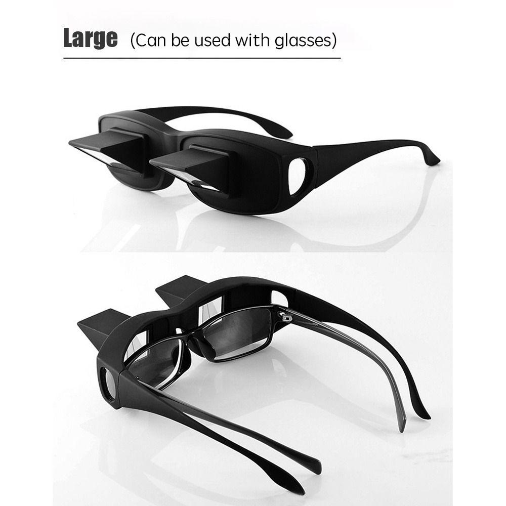 Prism Spectacles Horizontal Reading Glasses Refractive Sit View Glasses  On Bed