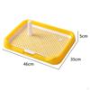 Dog Potty Toilet Litter Box Removable 18.11x13.78x1.97inch Indoor Pet Pee Trainer