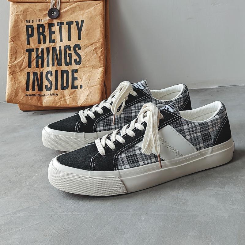 Осень новые дышащие парусиновые туфли мужские универсальные спортивные обувь для скейтборда мужской тренд обувь для пар