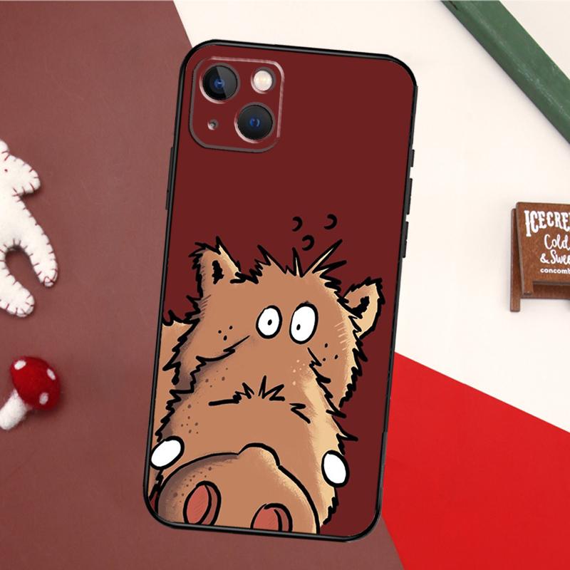 Милый дикий кабан смешной Мультяшный Чехол Для iPhone 16 15 14 Plus 13 12 11 Pro Max Mini 7 8 Plus X XR XS Max Чехол