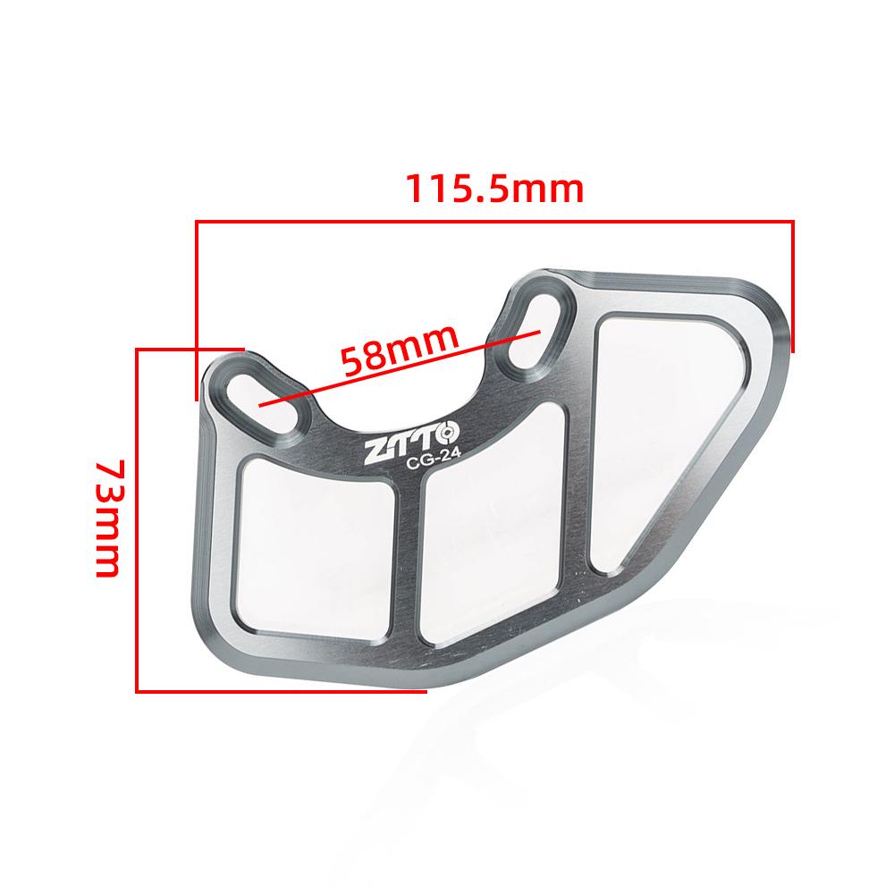 MTB Bash Guard Защита велосипедной цепи Защита цепи велосипеда из алюминиевого сплава
