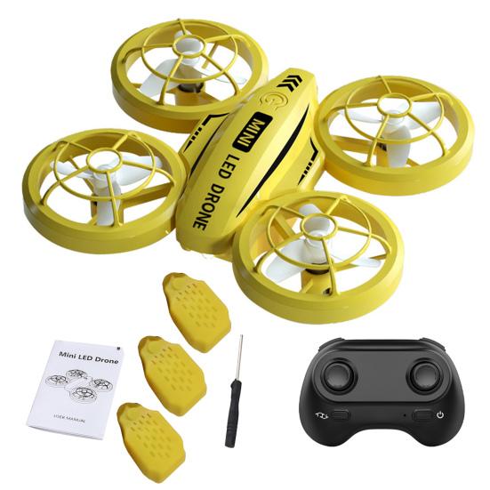 Kids Mini Drone Remote Control Colorful LED Quadcopter 360° Flip Children Shockproof