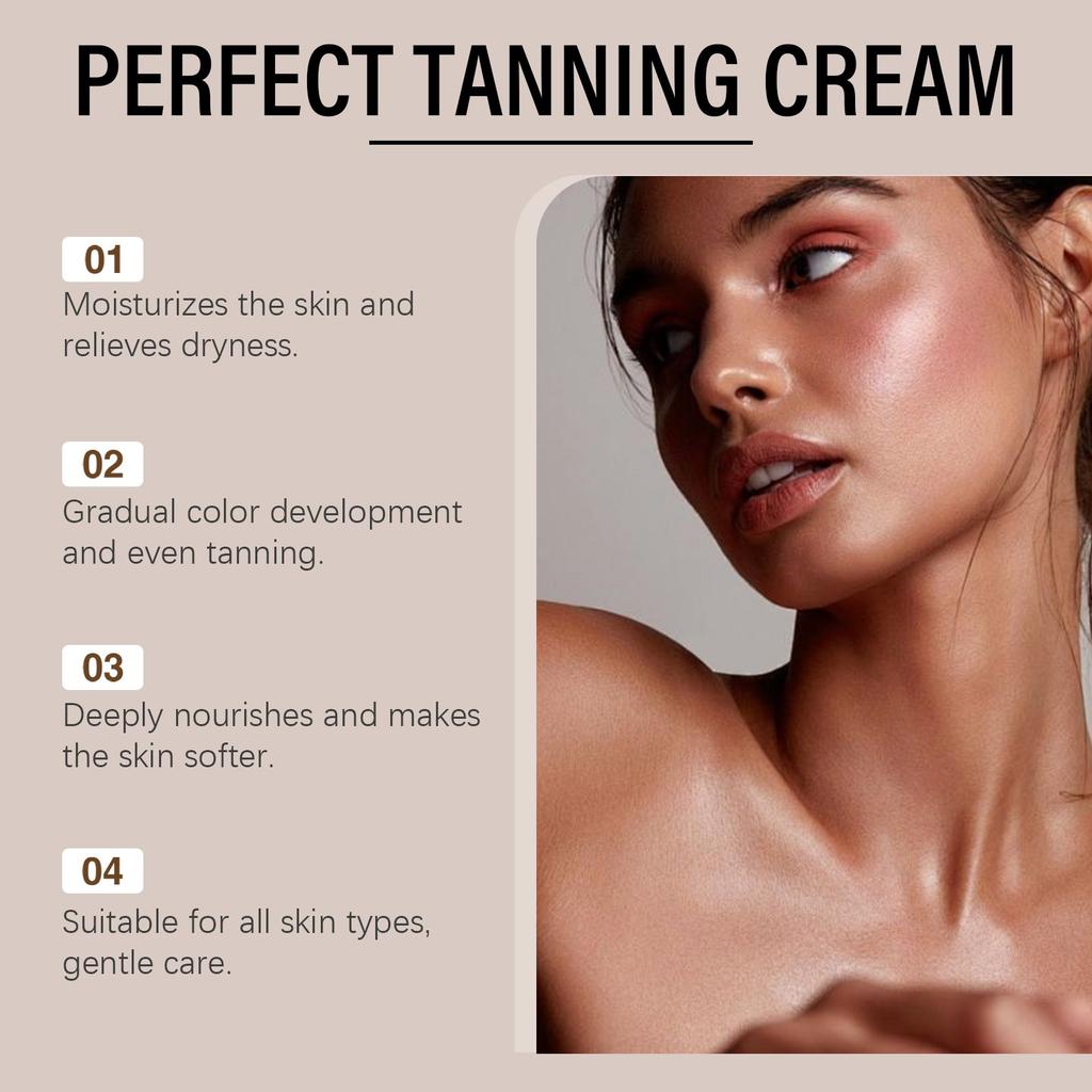 Крем для загара без солнца для тела Крем для загара без солнца для загорелой кожи