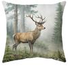Декоративные наволочки с принтами дикой природы: Дизайн Лиса, Медведь, Олень и Кролик Чехол на подушку для дивана украшение для дома и комнаты