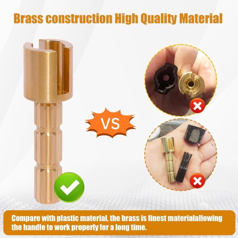 Универсальные клапаны Адаптер удлинителя штока Прочный металлический удлинитель ручки душа 970~0770 Замена для использования с устройствами