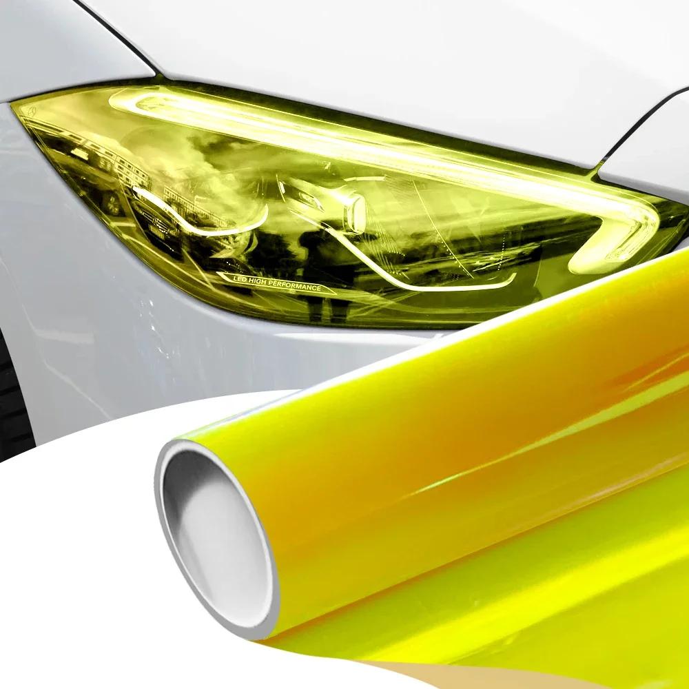 Car Decorative Stickers Chameleon Lamp Headlight Tail Light Backlight Protective Film Waterproof Vinyl Wrap Stickers Jewelry