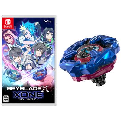 Beyblade X XONE X Нож металлический в комплекте (Зона Бейблейда) -Переключатель [Бонус производителя] "Shinobi 4-60LF Coat Blue"