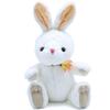 Pink Plush Rabbit Fluffy and Perfect Gift for and Children Doll, Cute, Small, Birthdays, Celebrations, (White)