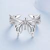 Silver universal ring beautiful butterfly silver 925