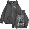 Anime Hunter X Hunter Zipper Hoodie Killua Zoldyck Graphic Zip Up Jacket Coat Men Women Clothing Casual Oversized Fleece Hoodies