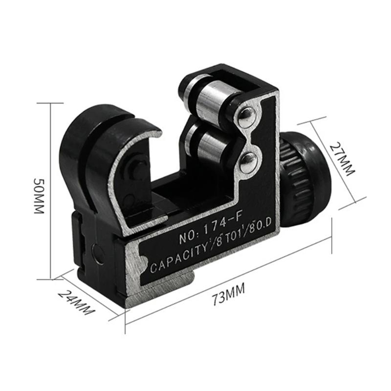 МИНИАТЮРНЫЙ РУЧНОЙ РЕЗАК ДЛЯ МЕДНЫХ ТРУБ HEISE 3-28ММ 1/8" До 1-1/8" Инструмент для резки стали и алюминия Мини-металлический маленький резак Аксессуар