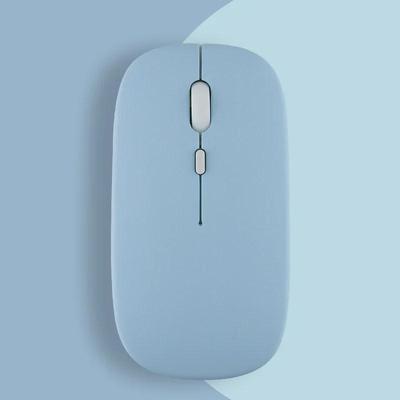 Двухрежимная перезаряжаемая беспроводная Bluetooth-мышь для игр, офиса и мобильных устройств