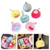 Cute Sausage Mouth Furry Balls Keychain Pendant Soft Plush Balls Bag Charm Backpack Ornament Fashionable Accessory Gift