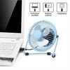 Мини-вентилятор USB - E.F.CONNECTION - Тихий - Поворотный - Настольный - 14 см