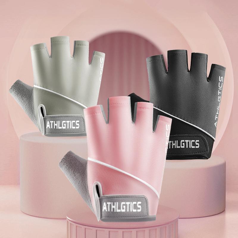 Износостойкие перчатки для фитнеса, дышащие перчатки без пальцев, перчатки для велоспорта с полупальцами, спортивные варежки для йоги