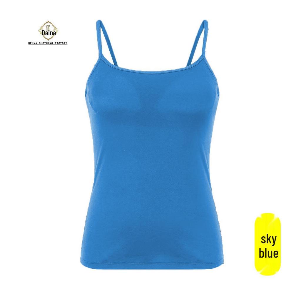 Модальная майка с встроенной нагрудной подушечкой и стильным дизайном спины