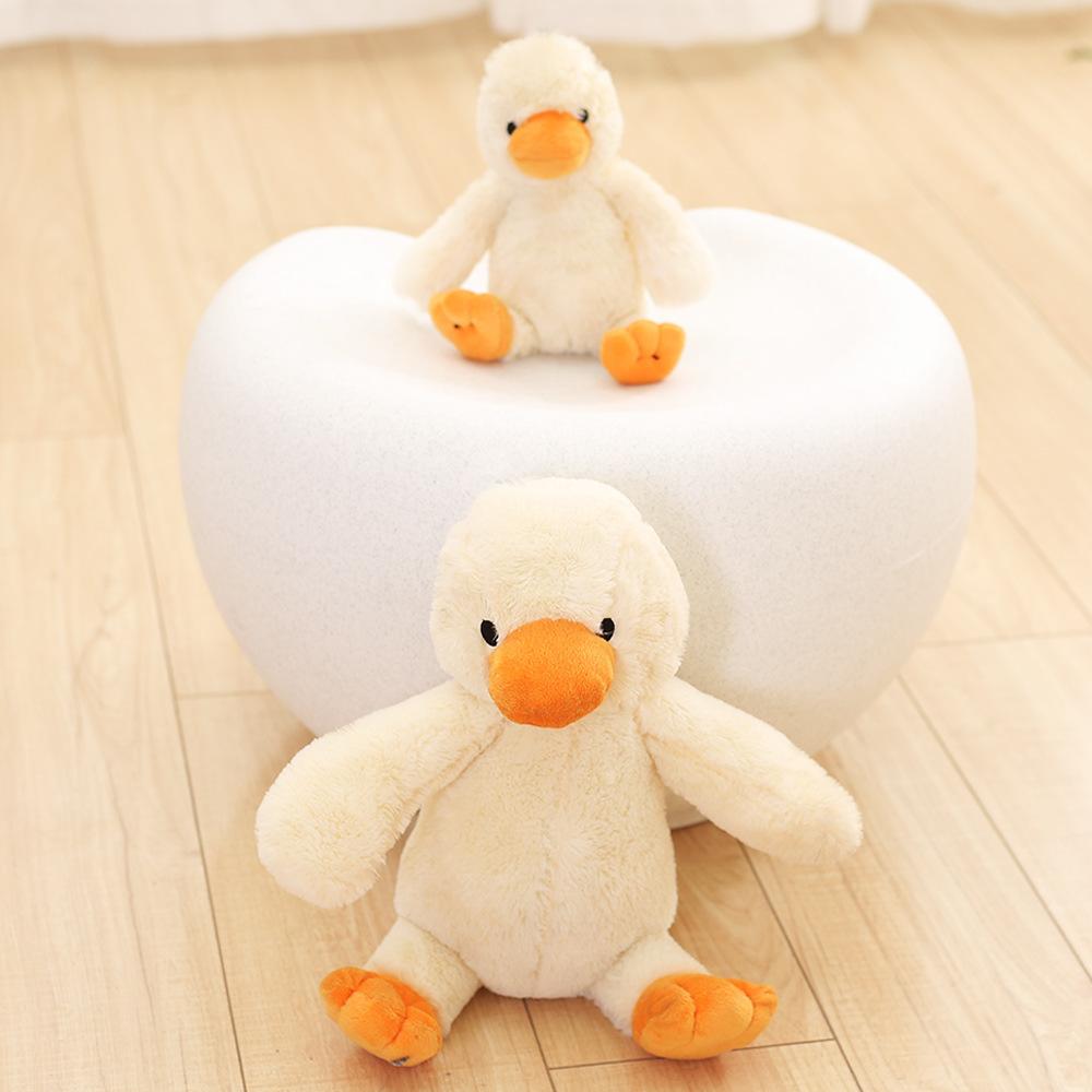 Plush Duck Dog Squeaky Toy, Soft Stuffed Chew Toy, Durable Interactive Toy for Small Medium Dogs Puppies