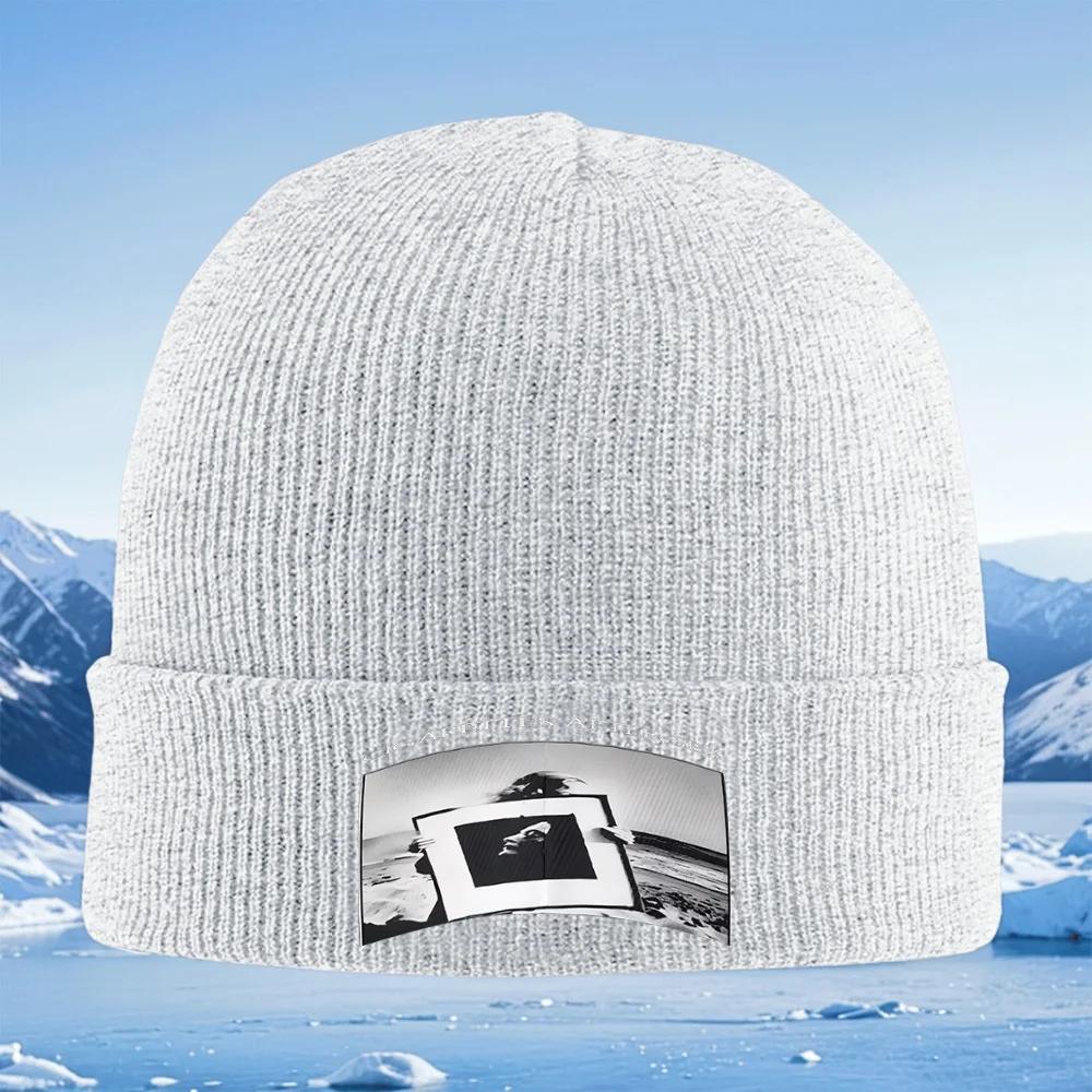 New Face profile picture frame landscape Unisex Women Unisex Knitted Hat Beanie Pullover Cap Winter Thermal Warm Christmas Outdoor