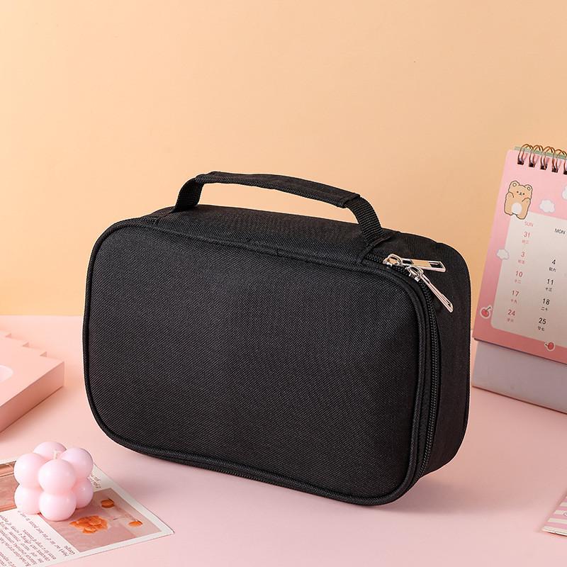 Multifunctional Canvas Pencil Storage Bag With 72 Slots For Art Students And Creatives