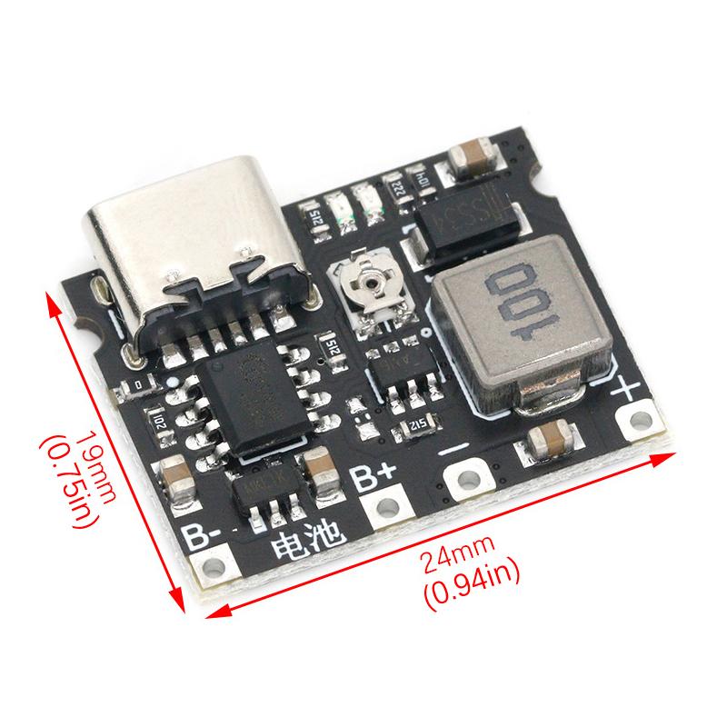 3.7V To 9V 5V 2A Dc-Dc Step Up Boost Module 18650 Lithium Battery Charging Discharging Board One Adjustable Module
