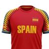 Spain National Flag 3d Print T Shirt Men Colors Short Sleeves Tee Shirt Streetwear Harajuku Clothing Round Neck Loose Tees Top
