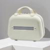 Square Box Solid Color Suitcase Large Capacity Makeup Case Casual 14-inch Cosmetic Cases  Women