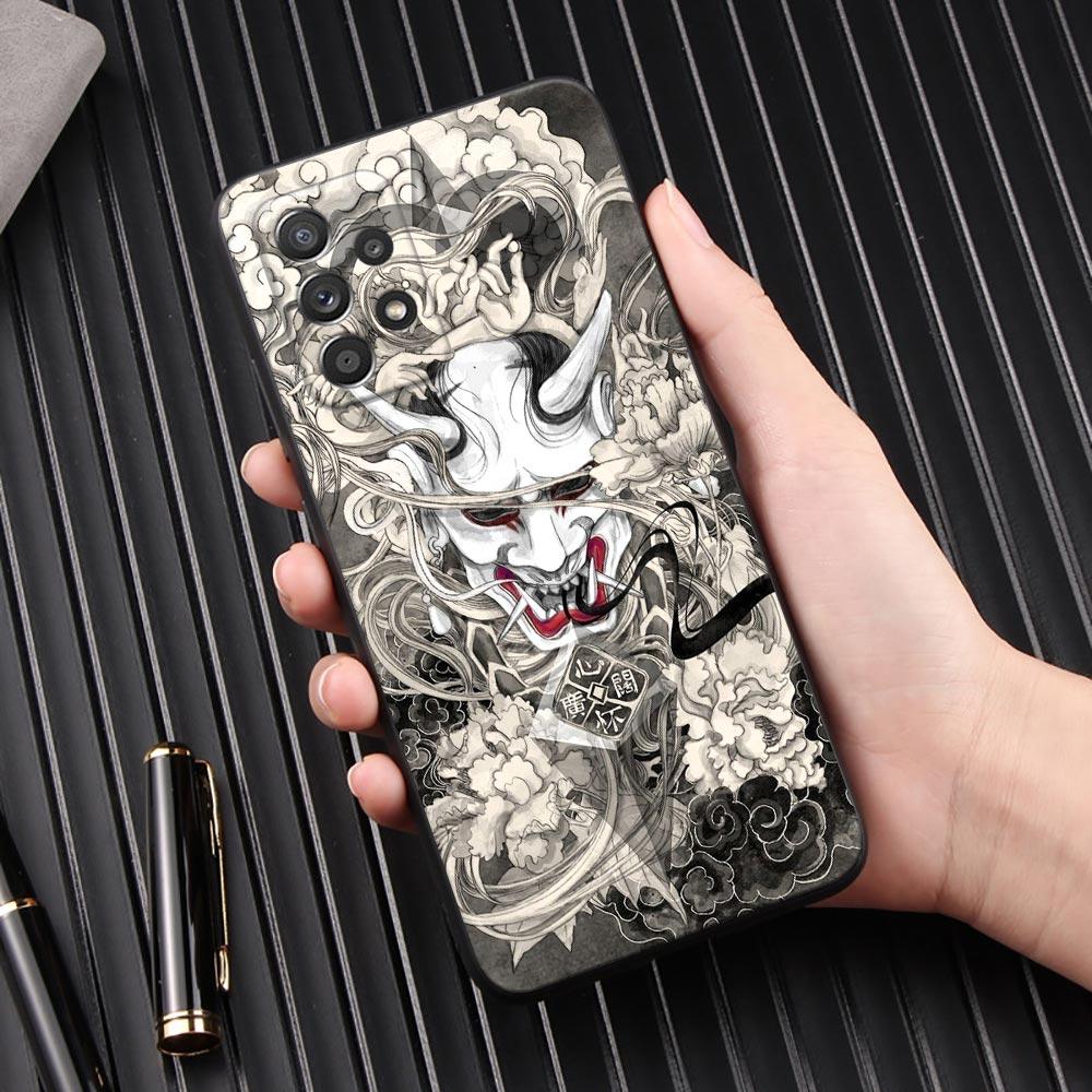 Японское искусство Самурай Ниндзя Чехол для телефона Для Samsung Galaxy A57 A56 A37 A55 A36 A26 A54 A52 A35 A34 A25 A17 A16 A07 A06 Мягкий чехол