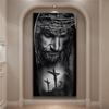 Crown of Thorns Jesus Poster Home Decor Hd Printed Pictures Wall Christ Canvas Painting God Picture for Living Room