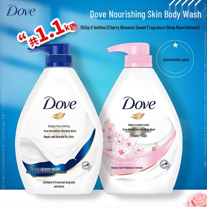 DOVE Питательный набор для умывания и ухода 'Красота'