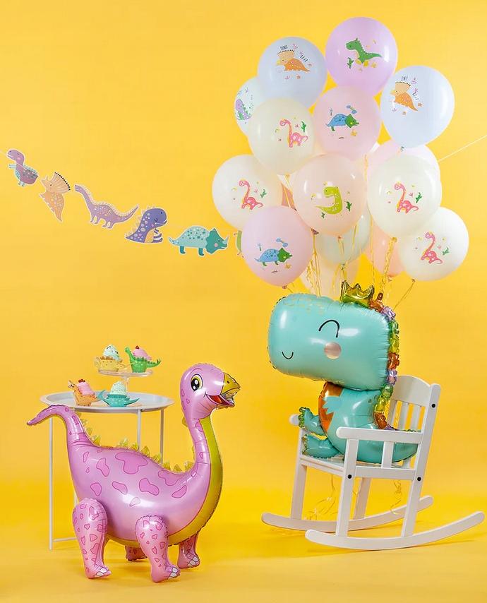Dinosaur Balloons 12 Inches 6 Pcs