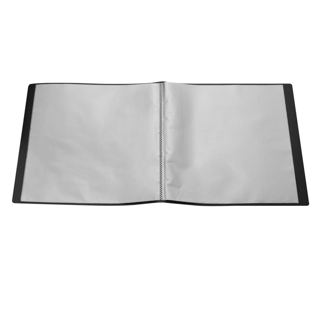 A4 Clear 10 Pockets Display Book Presentation Book with Transparent Page Sheet Protector File Document Paper Music Scores Folder Organizer for Busine