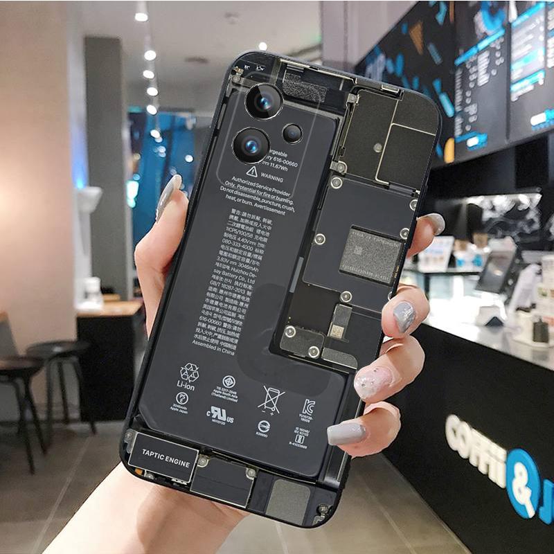 Чехол для телефона с аккумуляторной платой для OPPO Realme C21Y X3 SuperZoom C11 GT2 C25S C35 C31 9 ProPlus Find X2 X5 Pro X3 Neo X5 Lite