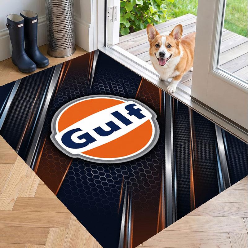 Soft Floor Carpet Gulf Pattern Area Rug Decorative Mat For Home Room Decoration