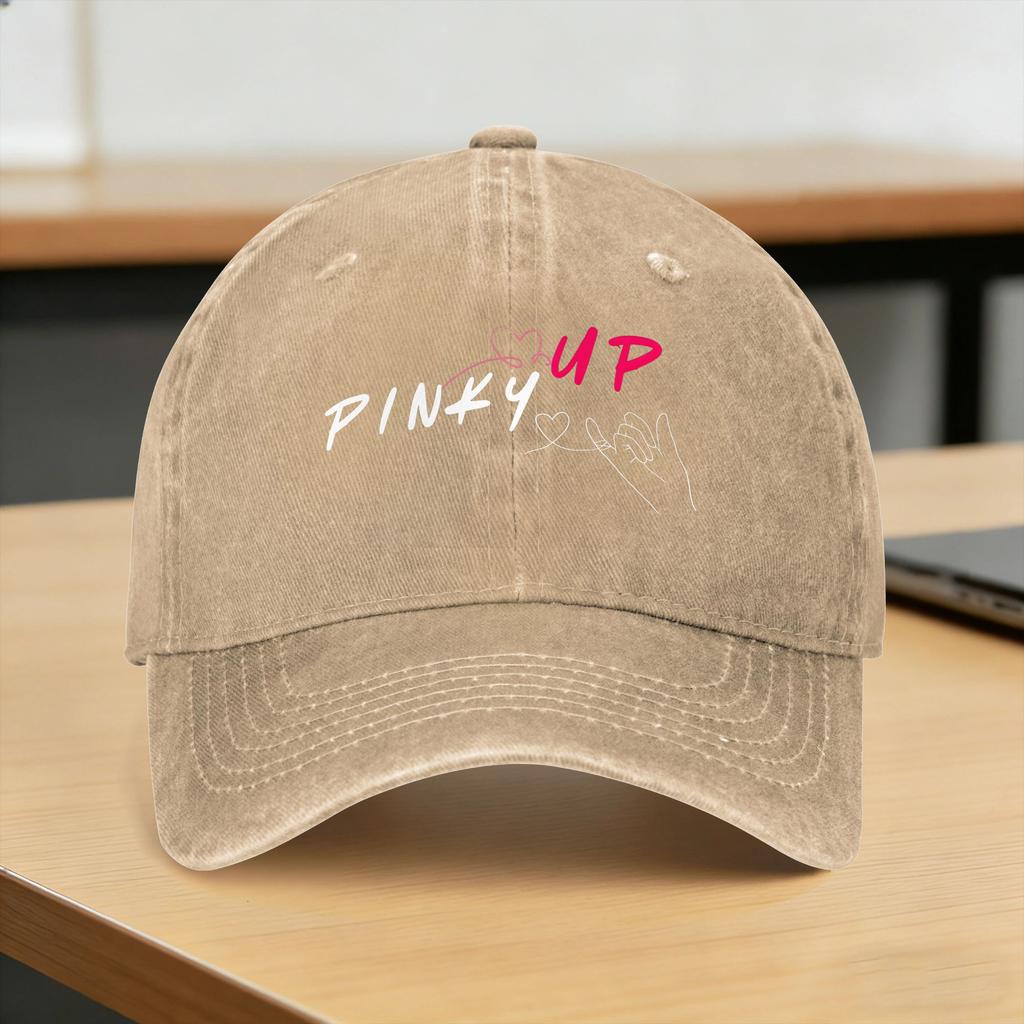 Katseyes Pinky Up Солнцезащитная Бейсболка Стильная Женская Взрослая Стиранная Тракерная Кепка Высококачественный Дизайн Для Бега Хиппи Кепка Snapback