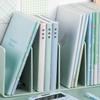 Acrylic Bookends Reading Shelf Book End File Sorter Book Storage Stand File Organizer for Book Magazines