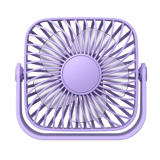 Настольный вентилятор Мощный воздушный поток Тихая работа 3 скорости Вращающаяся на 360 градусов головка Вентилятор охлаждения с питанием от USB