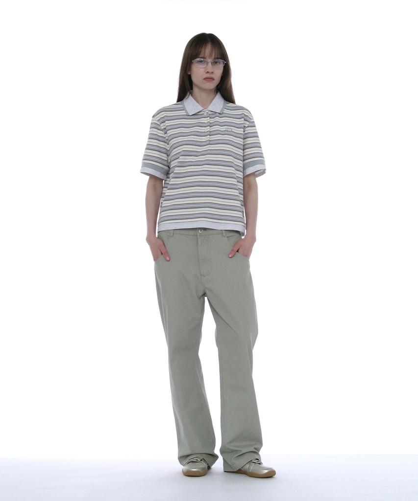 PARTIMENTO WOMEN Double Waist Chino Pants_Stone