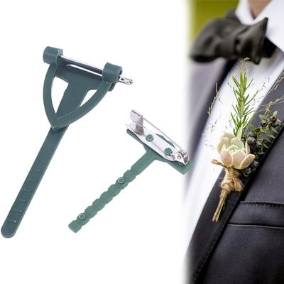 10 шт. DIY Арт Растение Цветок Держатель Броши Фиксирующий Зажим Форма Т Треугольный Штырь Материал Свадебные Украшения Изготовление Принадлежности Аксессуары
