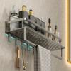 Bathroom Rack Bathroom Shelf Toilet Space Aluminum Hanging Rack Bathroom Organizer Hang On The Wall