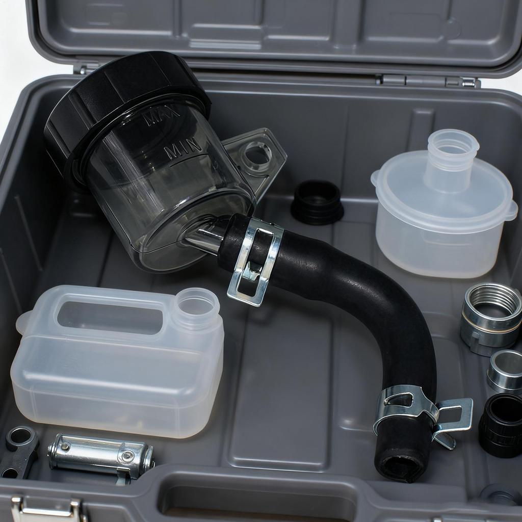Motorcycle Brake Fluid Reservoir Oil Cup Replacement Kit Rear Brake Motorcycle Master Cylinder For Motor Dirt Bike ATV Replace