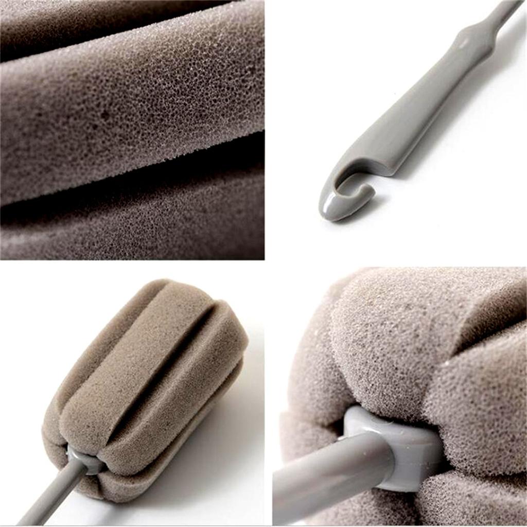 Кухонная ручка, губка, щетка, бутылка, чашка, средство для мытья и чистки стекла, 2 шт.