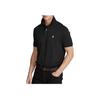 Polo Ralph Lauren Solid Cotton Short Sleeve Polo Shirt Men Tops Black 710601296-001
