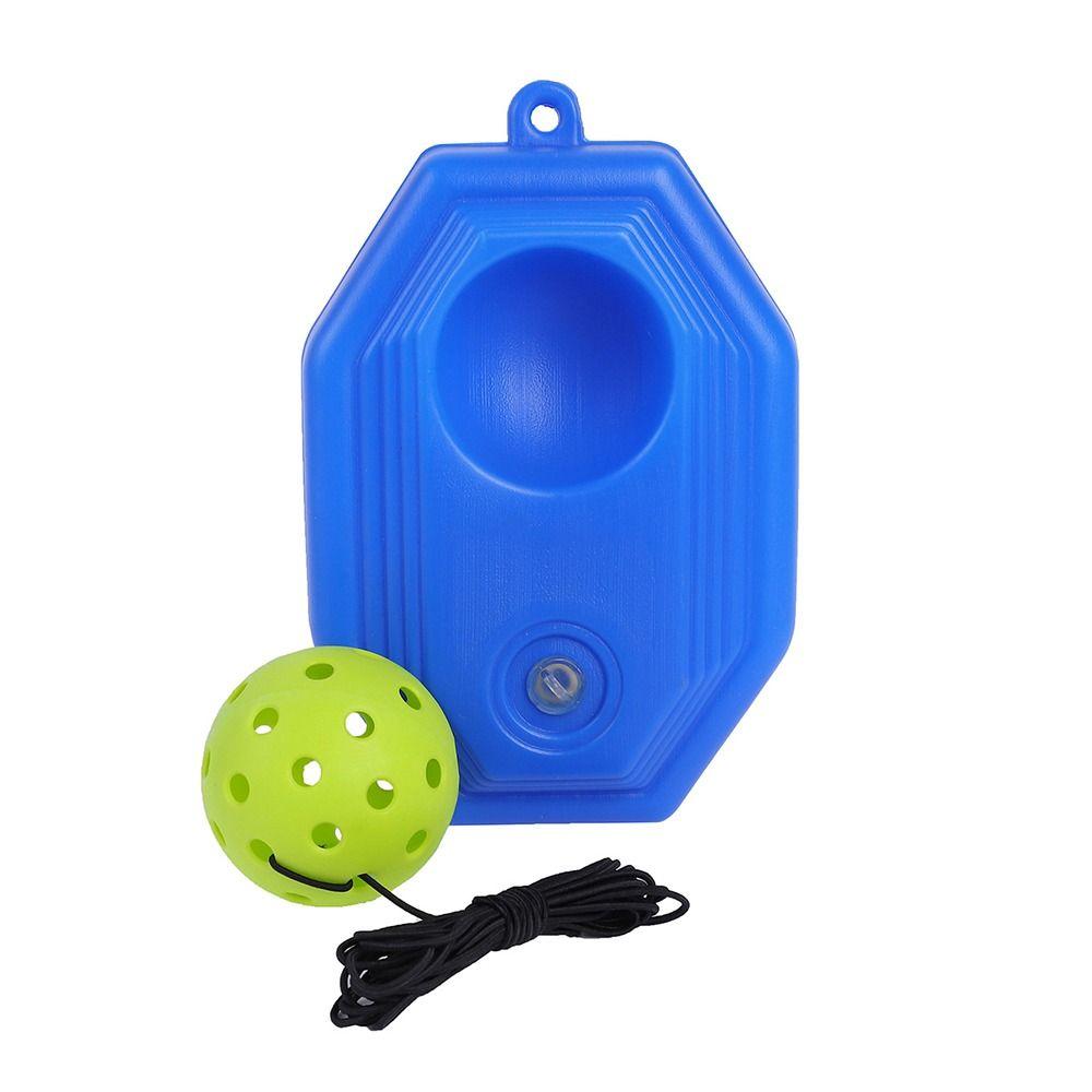 Синий Тренажер для пиклбола 40 отверстий Мяч для отскока Прочный Тренажер для пиклбола для одиночных тренировок В помещении и на улице