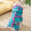 Autumn and Winter Cat Warm Thickened Fleece Transformation Outfit Little Monster Four-legged Fleece Jacket Dog Teddy Pet Clothes