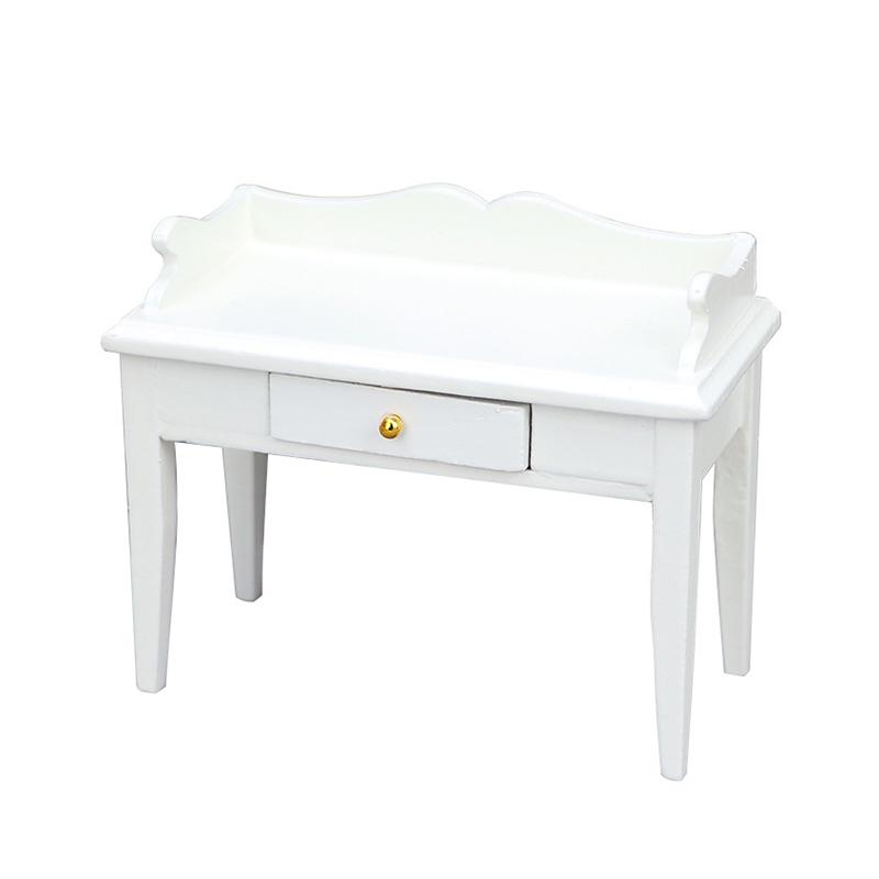 1:12 Миниатюрный кукольный домик, письменный стол, офисный стол, мебель, модель, домашний декор, игрушка, кукольный домик, аксессуары