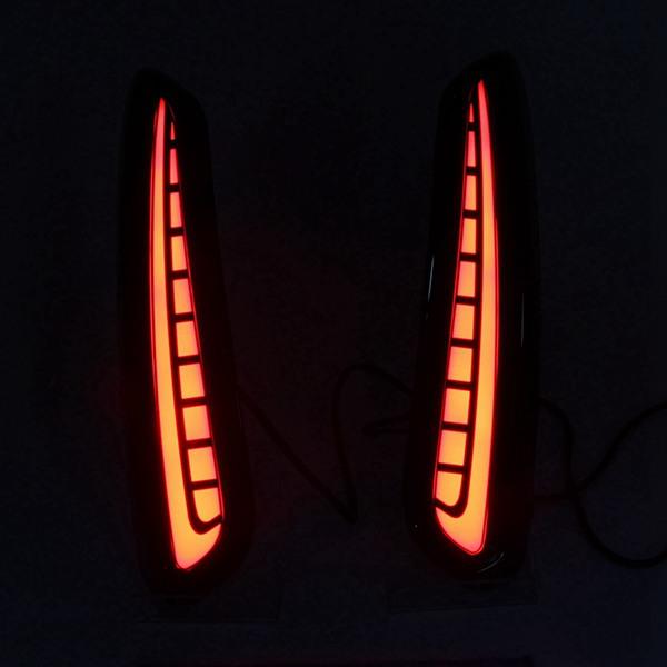 Трехфункциональные задние фонари-«клыки» Honda Civic Type R 23-24 (1 пара)