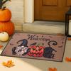 Halloween Crystal Velvet Doormat Halloween Theme Party Decoration Kids Favor Pumpkin Ghost Doormat Trick or Treat Party Supplies
